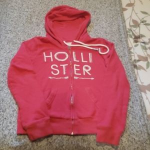 Girls Hollister Zip Up Hoodie Sweatshirt